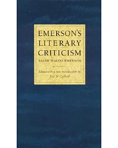 Emerson’s Literary Criticism
