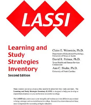 LASSI: Learning and Study Strategies Inventory