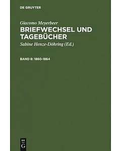 Giacomo Meyerbeer: Briefwchsel Und Tagebuche