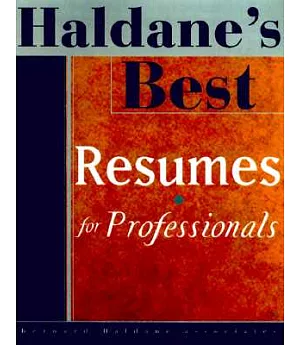 Haldane’s Best Resumes for Professionals