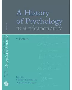 A History of Psychology in Autobiography