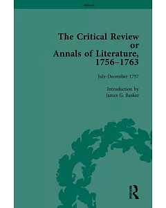 The Critical Review or Annals of Literature, 1756-1763