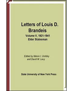 Letters of louis d Brandeis