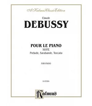 Debussy Pour Le Piano Piano Solos