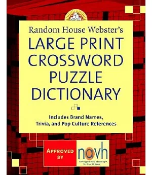 Random House Webster’s Large Print Crossword Puzzle Dictionary