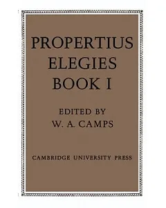propertius: Elegies, Book 1