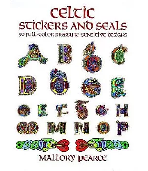 Celtic Stickers and Seals: 90 Full-Color Pressure-Sensitive Designs