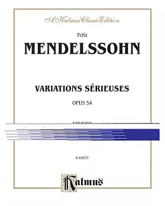 mendelssohn Variations Serieuses, Op.54