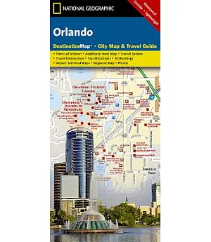 National Geographic Orlando: Destinationmap City Map & Travel Guide