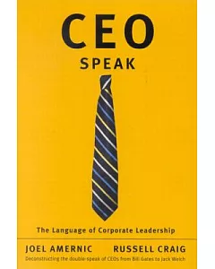 CEO-Speak: The Language of Corporate Leadership