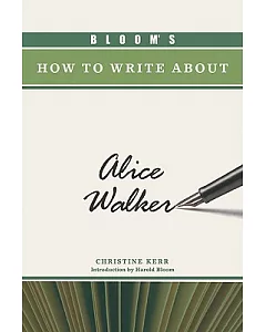 Bloom’s How to Write About Alice Walker