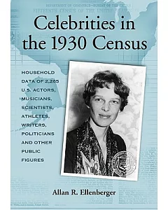 Celebrities in the 1930 Census: Household Data of 2,265 U.S. Actors, Musicians, Scientists, Athletes, Writers, Politicians and O