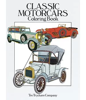 Classic Motorcars Coloring Book