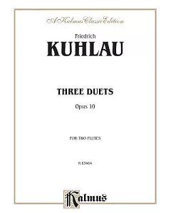 Three Duets, Opus 10 for Two Flutes