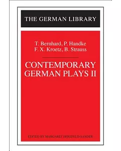 Contemporary German Plays II