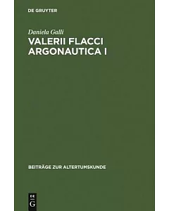 Valerii Flacci Argonautica I: Commento