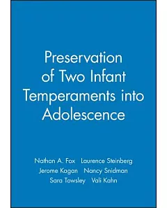 The Preservation of Two Infant Temperaments into Adolescence