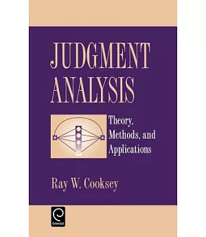 Judgement Analysis: Theory, Methods, and Applications