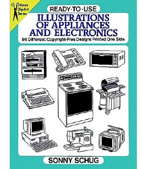 Ready-To-Use Illustrations of Appliances and Electronics
