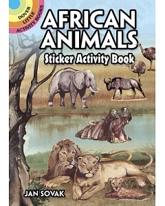 Afrian Animals Sticker Activity Book