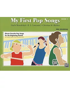 My First Pop Songs Book 1: Pre-Reading