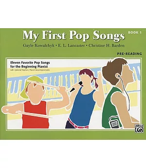 My First Pop Songs Book 1: Pre-Reading