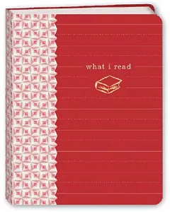 What I Read Red Mini Journal