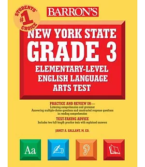 Barron’s New York State Grade 3 Elementary-Level English Language Arts Test