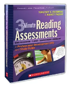 3-Minute Reading Assessments: A Professional Development Dvd and Study Guide
