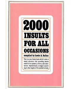 Two Thousand Insults for All Occasions