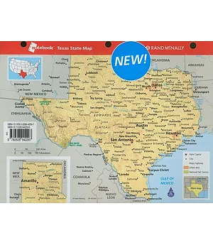 Rand McNally Notebook Texas State Map