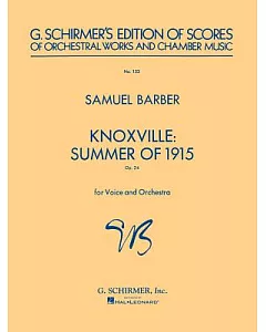 Knoxville: Summer of 1915