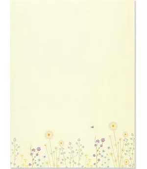 Sparkly Garden Letter-perfect Stationary