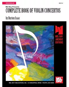 Mel Bay Presents Complete Book of Violin Concertos
