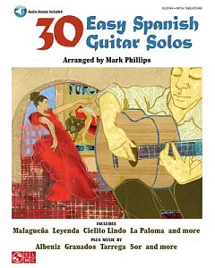 30 Easy Spanish Guitar Solos: Guitar With Tablature