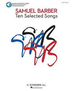 samuel Barber: 10 Selected Songs: High Voice