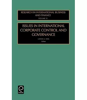 Issues in International Corporate Control & Governance