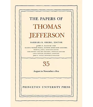 The Papers of Thomas Jefferson: 1 August to 30 November 1801