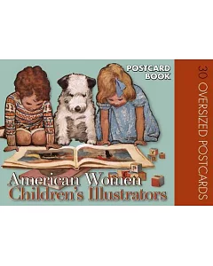 American Women Childrens Illustrators Postcard Book: 30 Oversized Postcards