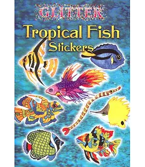 Glitter Tropical Fish Stickers