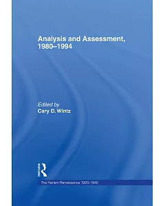 Analysis and Assessment, 1980-1994