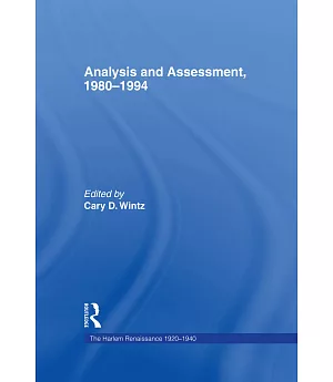 Analysis and Assessment, 1980-1994