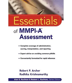 Essentials of Mmpi-A Assessment
