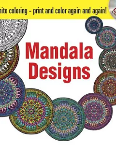 Infinite Coloring Mandala Designs Coloring Book