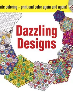 Infinite Coloring Dazzling Designs Coloring Book
