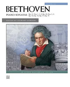 Beethoven Piano Sonatas, Nos. 16-24: Op. 31, Nos. 1,2,3; Op. 49, Nos. 1,2; Op. 53: P[/ 54; Op.7; Op. 78: Alfred Masterwork Editi