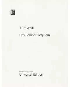 Das Berliner Requiem: Vocal Score