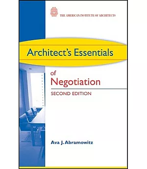 Architect’s Essentials of Negotiation