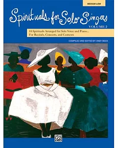 Spirituals for Solo Singers for Medium Low Voice, Book 2