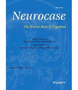 Emotions in Neurological Disease: Special Issue
